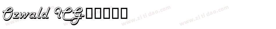 Ozwald ICG字体转换